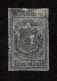 Lot # 838 Dominican Republic: 1866-67, Pelure Paper ½r Black On Greyish Gray - Dominican Republic