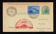 Lot # 850 Germany Air Post: 1928-31 Zeppelin Issue; 2m, 4m, Two Examples One Stamp On Each Envelope. - Airmail & Zeppelin