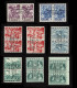 Lot # 852 Ionian Islands Italian Occupation: 1941 8 Pairs From 4 Issues - Islas Ionian