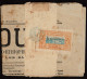 Lot # 872 Somali Coast; Newspaper Wrapper: 1902 5c On 40s Orange Blue - Somaliland (Protectorat ...-1959)