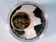 Münze/Medaille, Inlay Prägung State New Jersey 1999, Sammlermünze 2001, Cu Versilbert Mit Vergoldetem Quarter - Numismatique