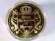 Münze/Medaille, Elisabeth II. & Prinz Philip, Sammlermünze 2015, Cu Vergoldet Mit Swarowski Elements - Numismatiek