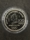 100 FRANCS ARGENT ESSAI 1991 HOCKEY SUR GLACE JO ALBERTVILLE 92 FRANCE 1850 EX. / SILVER - 100 Francs