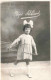 PHOTOGRAPHIE - Pépé Abélard  - Petite Fille - Carte Postale Ancienne - Photographs