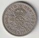 GREAT BRITAIN 1951: 2 Shillings, KM 878 - J. 1 Florin / 2 Schillings