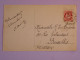 DB11 NORGE   BELLE  LETTRE CARTE 1919  A BRUXELLES BELGIUM  ++AFF. INTERESSANT+++ - Lettres & Documents