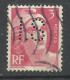 France  N° 716   Perforé L S        Oblitéré    B/TB      Voir Scans       Soldé ! ! ! - Gebruikt