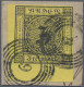Baden - Marken Und Briefe: 1852, 3 Kreuzer Schwarz Auf Gelb, Zweite Auflage, Aus - Sonstige & Ohne Zuordnung
