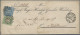 Bayern - Marken Und Briefe: 1868 6 Kr. Blau (2. Quadratausgabe) Zusammen Mit 1 K - Other & Unclassified
