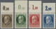 Bayern - Dienstmarken: 1914/15, 3-20 Pf Ludwig III Im Friedensdruck Mit Eingeloc - Otros & Sin Clasificación