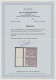 Bayern - Dienstmarken: 1916, 1 Mk Rotviolett, Senkrechtes Paar Mit Linkem Bogenr - Autres & Non Classés
