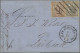 Hamburg - Marken Und Briefe: 1865, 1 S Rotbraun Und ½ S Schwarz, Gezähnt, Je Mit - Hambourg