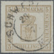 Mecklenburg-Schwerin - Marken Und Briefe: 1864, 5 S Orangebraun, Allseits Vollra - Mecklenbourg-Schwerin