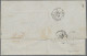 Preußen - Vorphilatelie: 1856, R2 "GREVEN 12 8" Auf Markenlosem Brief Nach Borde - Prephilately