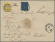 Sachsen - Ganzsachen: 1860, 3 Ngr Gelb, Format B, Pra.-Ganzsachen-Umschlag Mit Z - Sachsen