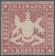 Württemberg - Marken Und Briefe: 1857, 9 Kr. Karminrosa, Farbfrisches Exemplar I - Autres & Non Classés
