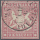 Württemberg - Marken Und Briefe: 1857, 9 Kr. Karminrosa, Sehr Gut Gerandet, K 2 - Altri & Non Classificati