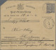 Württemberg - Postanweisungen: 1876, Postanweisung 20 Pfg. Grauultramarin über 5 - Other & Unclassified