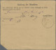 Württemberg - Postanweisungen: 1876, Postanweisung 20 Pfg. Grauultramarin über 5 - Sonstige & Ohne Zuordnung