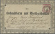 Deutsches Reich - Brustschild: 1872, Tadellos Erhaltener Taufpaten-Zierbrief Aus - Briefe U. Dokumente
