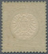 Deutsches Reich - Brustschild: 1872, Großer Schild ⅓ Gr. Dunkelolivgrün, Farbtie - Unused Stamps