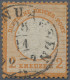 Deutsches Reich - Brustschild: 1872 Großer Schild 2 Kr. Orange Mit Altem Thurn- - Gebruikt