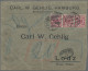 Deutsches Reich - Krone / Adler: 1900, Brief Der 4. Gewichtsstufe Von Hamburg Na - Storia Postale