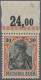 Deutsches Reich - Germania: 1905, 30 Pfg Friedensdruck Dunkelrötlichorange/schwa - Nuovi