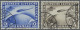 Deutsches Reich - Weimar: 1930, Zeppelinmarken Zur 1. Südamerikafahrt 2 M. Und 4 - Used Stamps