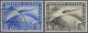 Deutsches Reich - Weimar: 1930, Zeppelinmarken Zur 1. Südamerikafahrt 2 M. Und 4 - Used Stamps