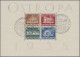 Deutsches Reich - 3. Reich: 1935, OSTROPA-Block Entwertet Mit Zwei Sonderstempel - Used Stamps