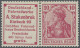 Deutsches Reich - Zusammendrucke: 1911, "Deutschland-Fahrradwerke A. Stukenbrok" - Zusammendrucke