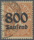 Deutsches Reich - Dienstmarken: 1923, 800 T. Auf 30 Pfg., Wz. 1, Sauber Gestempe - Oficial
