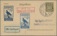 Delcampe - Deutsches Reich - Halbamtliche Flugmarken: 1924/1925, Drei Segelflugkarten: Flug - Poste Aérienne & Zeppelin