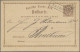 Deutsches Reich - Bahnpost: DEUTZ - SOEST, L 3 Schwarz Auf Postkarte ½ Gr., Nebe - Other & Unclassified