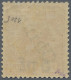 Deutsche Post In China: 1900, 5 Pf Auf 10 Pf Krone/Adler Mit Steilem Aufdruck, F - Chine (bureaux)