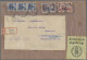 Deutsche Post In China: 1912 (18.12), Senkrechter Dreierstreifen 10 C. ½ Dollar - China (offices)