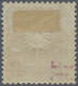 Deutsche Post In Der Türkei: 1887, Freimarke 1¼ PIA Auf 25 Pf Orangebraun Mit Ec - Turkey (offices)