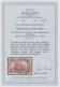 Deutsche Post In Der Türkei: 1903, 5 PIA Auf 1 M Dunkelkarminrot Mit Echtem Aufd - Deutsche Post In Der Türkei