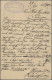 Deutsche Post In Der Türkei - Ganzsachen: 1890, Vorläufer-Antwortkarte 10 Pfg. B - Turquia (oficinas)