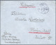 Delcampe - Militärmission: 1915 - 1916, MSP No. 14 (= Dampfer "General") Auf Fünf FP-Belege - Turkse Rijk (kantoren)