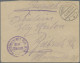 Militärmission: 1917/18, Vier FP-Belege Mit Stempel JERUSALEM, KONSTANTINOPEL (2 - Turkse Rijk (kantoren)