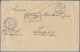 Militärmission: 1916 (12.7.), MIL.MISS.KONSTANTINOPEL Mit Nebengesetztem Rahmens - Deutsche Post In Der Türkei