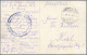 Militärmission: 1916 - 1917, MIL.MISS.KONSTANTINOPEL Auf Zwei FP-Karten Mit Zwei - Deutsche Post In Der Türkei