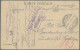 Militärmission: 1918, Rahmenstempel "Briefstempel/Pionier-Komp.205" In Violetter - Turkey (offices)