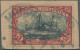 Deutsch-Ostafrika: 1901, Schiff O. Wz., 3 R., Mit Blauem Stempel MOROGORO, Auf P - Afrique Orientale
