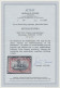 Deutsch-Ostafrika: 1901, 3 Rupien Rot/grünschwarz, Entwertet "PANGANI 11/7/08", - África Oriental Alemana