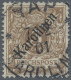 Deutsche Kolonien - Karolinen: 1899, Diagonaler Aufdruck, 3 Pfg., Sauberer Stemp - Karolinen