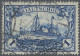 Deutsche Kolonien - Kiautschou: 1905, ½ $ Kaiseryacht Dunkelblau Mit Wasserzeich - Kiautschou