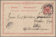 Deutsche Kolonien - Kiautschou - Ganzsachen: 1899, Vorläufer-GSK (2): 10 Pf. Mit - Kiauchau